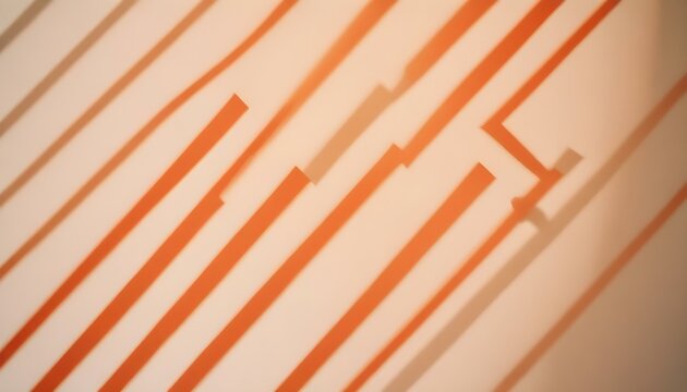 Una pared blanca y lisa con una sombra diagonal que la atraviesa, creando una composici&oacute;n simple y minimalista