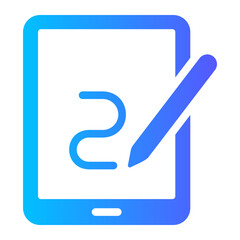 tablet Gradient icon