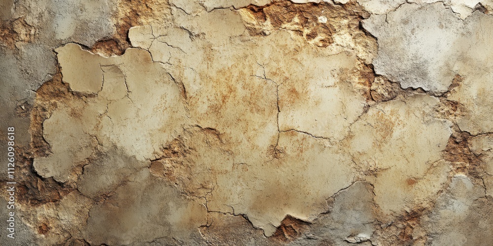 Poster grungy wall featuring a distinctive sandstone surface, perfect for creating a textured backdrop in v