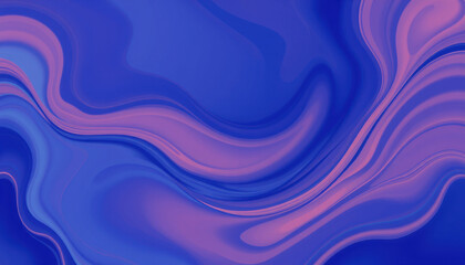 Abstract Blue and Purple Swirling Waves Design
