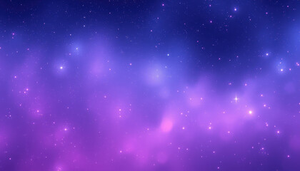 Obraz premium Purple Nebula Space Stars Cosmic Background