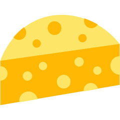 Cheese Flat Illustration