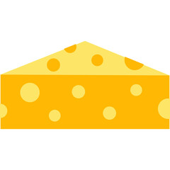 Cheese Flat Illustration