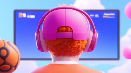 A creative ad showcasing a real-time leaderboard during a virtual game, fostering healthy competition and engagement.