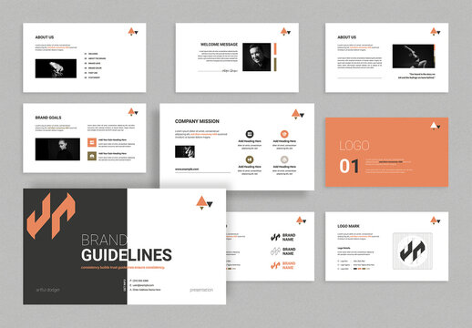 Minimalist Brand Guidelines Presentation Template