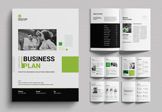 Modern Business Plan Brochure Template