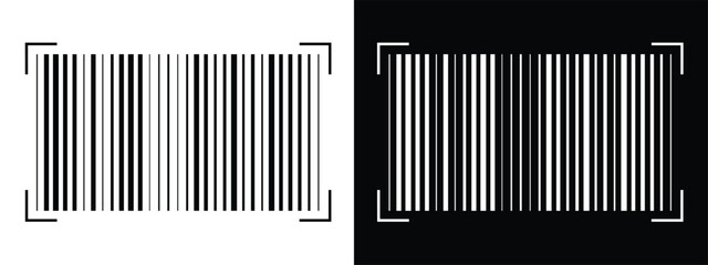 Barcode product distribution icon. Vector illustration on isolated transparent background. Business concept barcode pictogram. vector in eps 10.