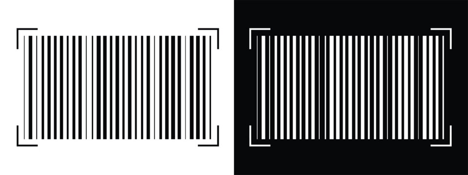Barcode product distribution icon. Vector illustration on isolated transparent background. Business concept barcode pictogram. vector in eps 10.