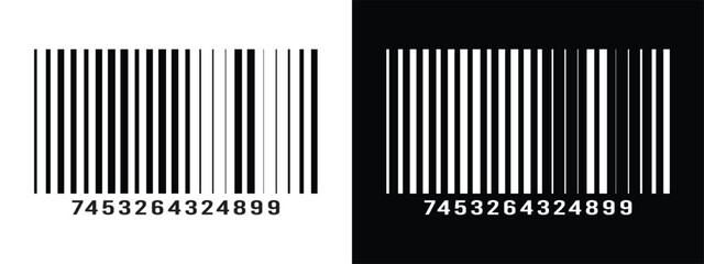 Barcode vector icon. Trendy bar code for web icon. Abstract barcode vector icon illustration. Scanning barcode icon in eps 10.
