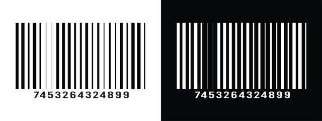 Bar code vector cartoon icon. Vector illustration barcode on white background. Isolated cartoon illustration in eps 10.	