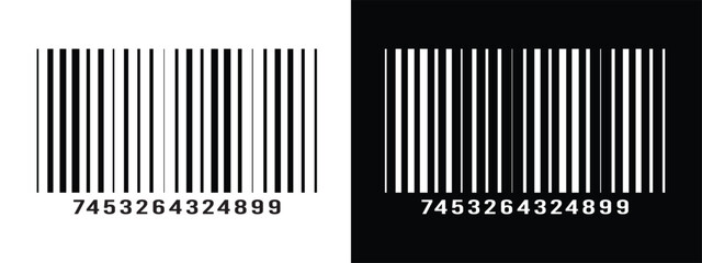 Bar code vector cartoon icon. Vector illustration barcode on white background. Isolated cartoon illustration in eps 10.	