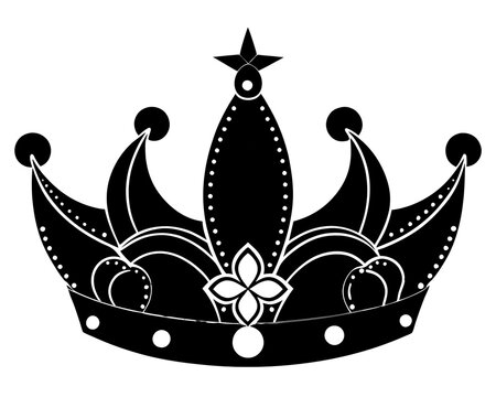 recommend clip art: Mardi Gras carnival icon, flat style, Silhouette vector illustration