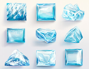 Obraz premium Ice Cubes Collection