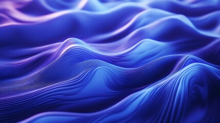 Fototapeta premium Modern abstract background with flowing blue light streaks and a subtle 3D effect
