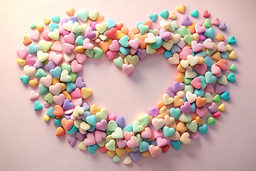 Obraz premium Kiss Day Background - Romantic Love Theme Design for Couples