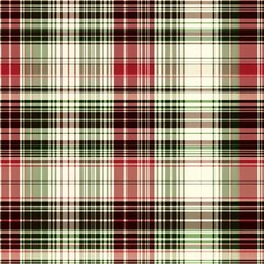 Obraz premium Traditional Christmas Plaid Pattern for Winter Decor