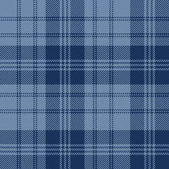 plaid tartan seamless repeat pattern. This is a blue, navy blue checkered plaid vector illustration. Design for decorative,wallpaper,shirts,clothing,tablecloths,wrapping,textile,fabric,texture