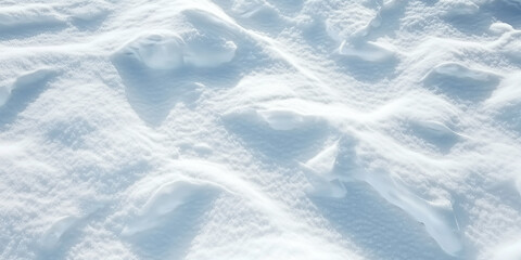 Obraz premium Fresh snow chunks texture, abstract winter background