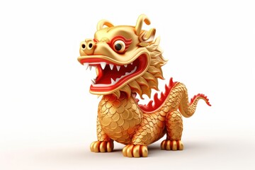 Chinese new year dragon dinosaur animal.