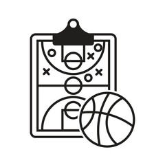 basketball strategy Icon
