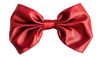  Vibrant Red Satin Ribbon Bow