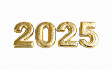 abstract 3d different style Happy new year 2025 typography text design background.