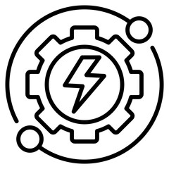 statistical power single icon