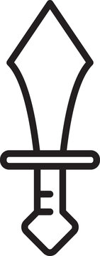 recommend clip art: Sword Icon Line Art
                    