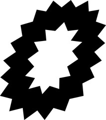 0 ZeroZigzag Wavy Number Distorted Italic