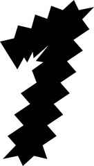 1 OneZigzag Wavy Number Distorted Italic