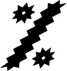 Percent Sign Symbol Zigzag Wavy Font Distorted Italic