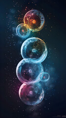 Illustrative Representation of Zygote Development: From Single Cell to Multicellular Organism