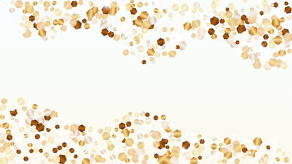 Magic Background with Confetti of Glitter Particles. Sparkle Lights Texture. New Year pattern. Light Spots. Star Dust. Explosion of Confetti. Design for Print.