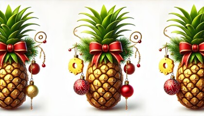 PNG Christmas decoration christmas decorations pineapple festival.