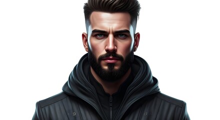 portrait of a man with a beard