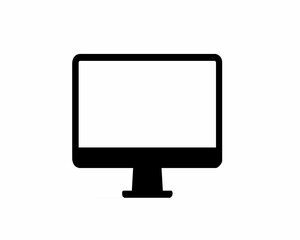 Computer Monitor Icon PC, Display, and Technology Symbol