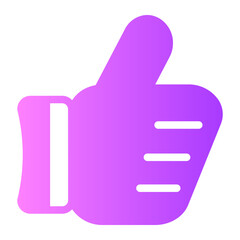 Thumbs Up gradient icon