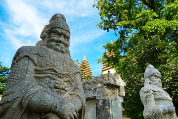 Vajra Throne Pagoda of Wuta Temple (Zhenjue Temple, Beijing Stone Carving Art Museum), Beijing,...