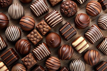 Chocolate Day Background - Sweet and Romantic Love Theme Design