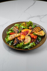 Tasty and juicy hot dish with sauces