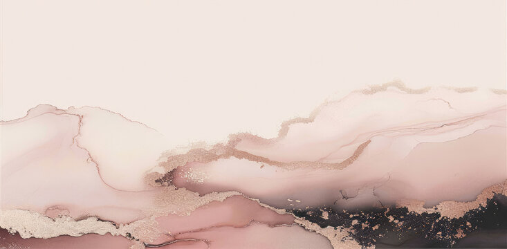 An abstract portrayal of organic forms and gentle waves portrayed through a minimalist aesthetic, highlighting purity and peace.