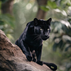 Black Panther Closeup