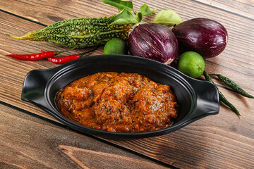 Indian cuisine - chicken masala sauce