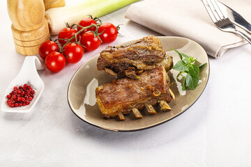 Roasted Lamb ribs with spices