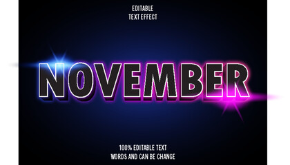 editable text effect 3d emboss_neon style