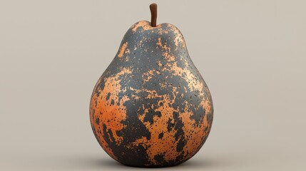 Rustic vintage pear sculptures art studio 3d model indoor creative perspective design inspiration