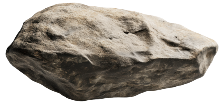 PNG Large rough gray rock