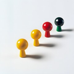 Obraz premium Colorful Game Pieces