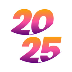 2025 New Year Lettering