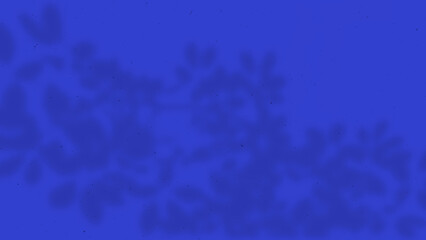Abstract Blue Shadow Overlay: Subtle blue background with blurred leaf shadows